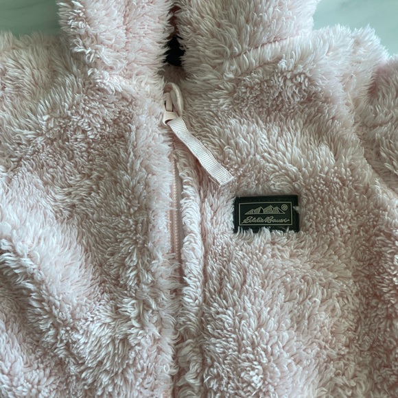 Eddie Bauer Blush Fleece Footie - Picture 4 of 7